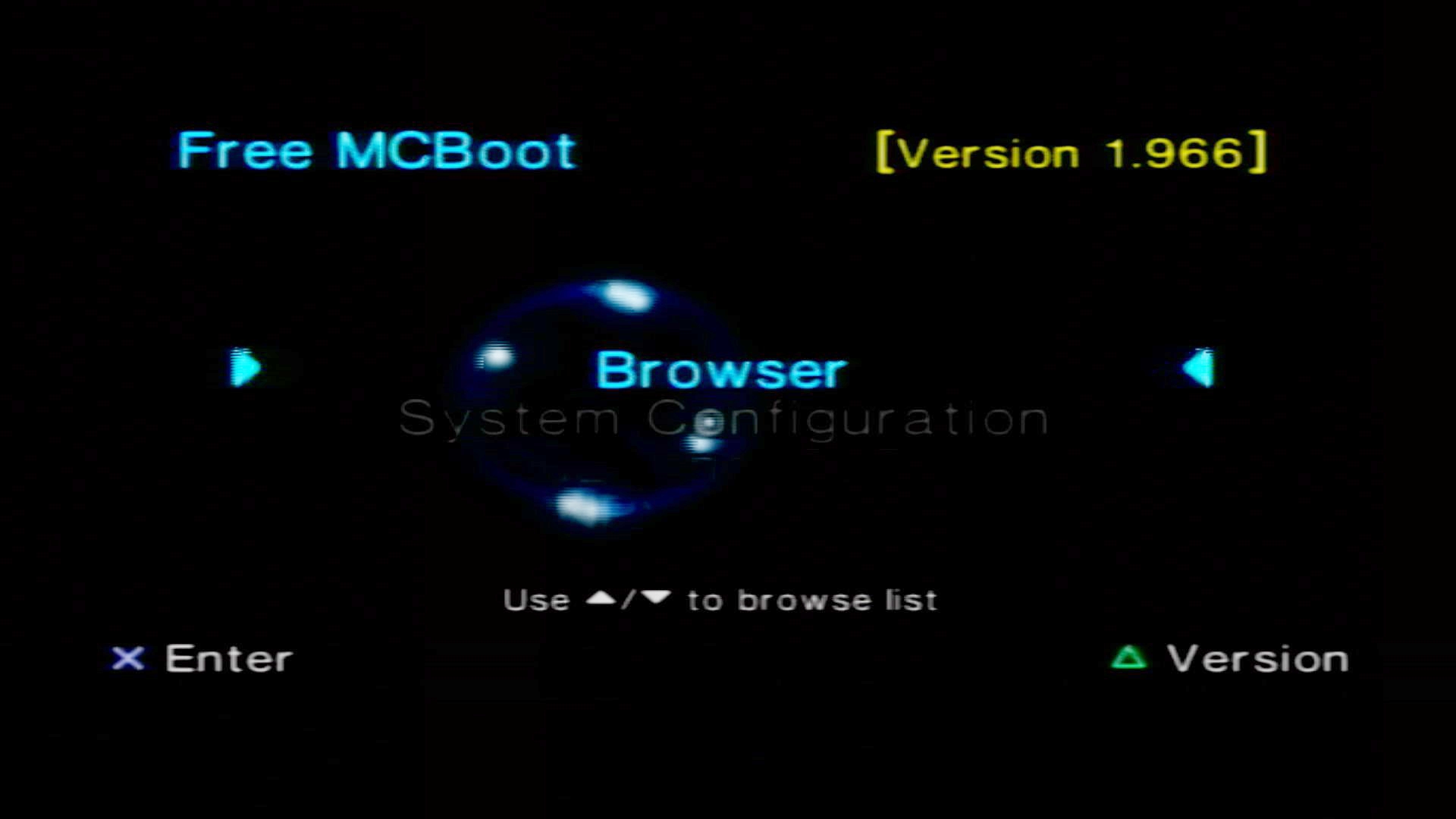 Free MCBoot menüsü.